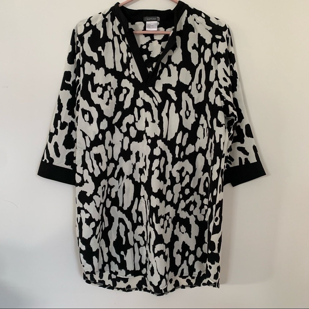 PATTERNED BLOUSE WOMEN SIZE L